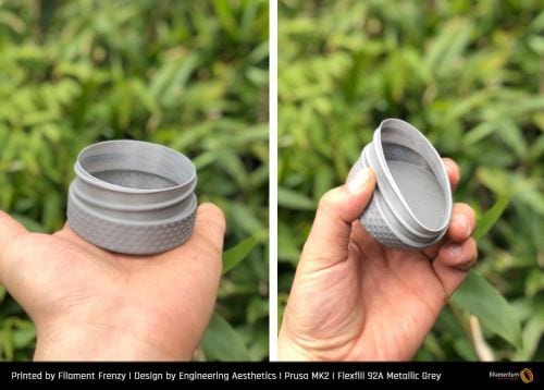 Technology Hub Australia | Fillamentum Filament Flexfill 92A "Metallic Grey"