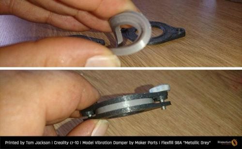 Technology Hub Australia | Fillamentum Filament Flexfill 98A "Metallic Grey"