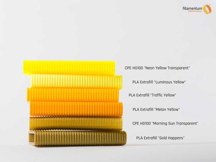 Fillamentum Filament PLA Extrafill "Luminous Yellow" - EUR